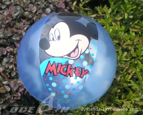 生活日用橡膠制品-供應(yīng)日本pvc充氣沙灘球產(chǎn)品 球中球 動物球-生活日